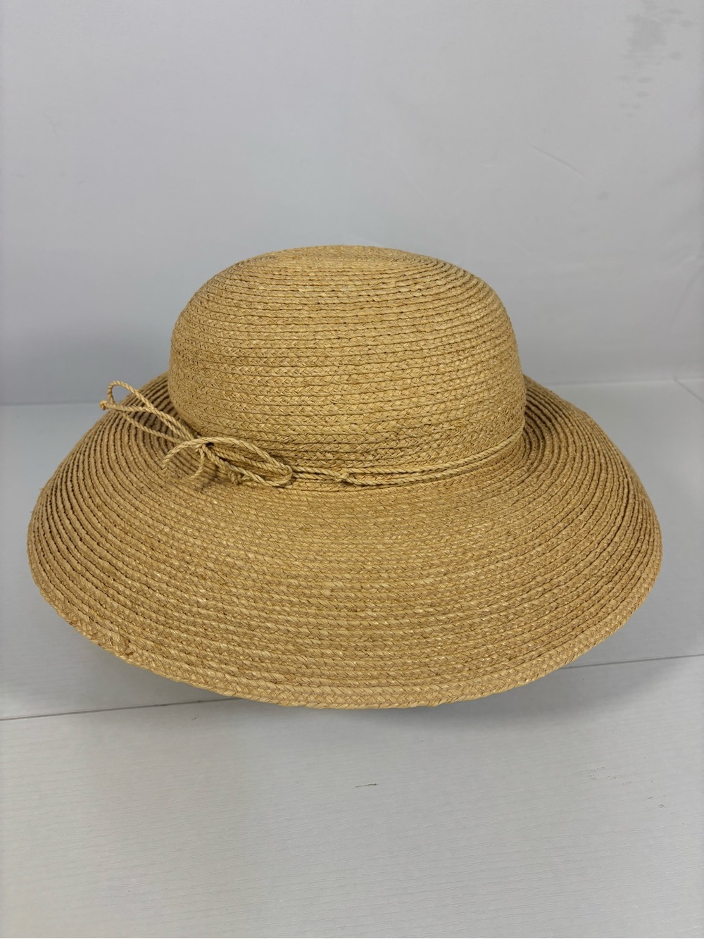Helen Kaminski 100% Raffia Wide Brim Sun Hat Natural Straw Australia